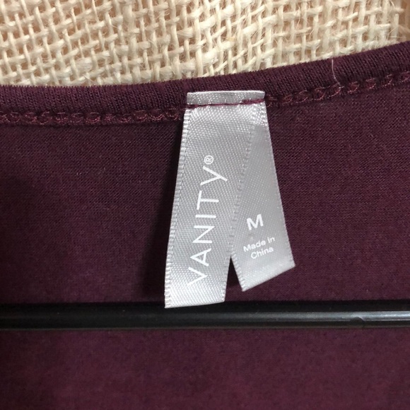 Burgundy/ dark purple, flowy top! - Picture 4 of 5